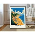 thumbnail image 1 of Chennai Art, Chennai Travel, Chennai Photo, Chennai Poster, Chennaichennai Print, India Poster, Indian Art, Chennai India Wall Art, Modern Wall Decor, 16x24 UNFRAMED, 1 of 2