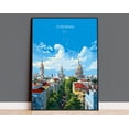 thumbnail image 1 of Chennai Poster, Travel Print of Chennai, India, Chennai Art Gift, Wall Art Print, 12x18 UNFRAMED, 1 of 2