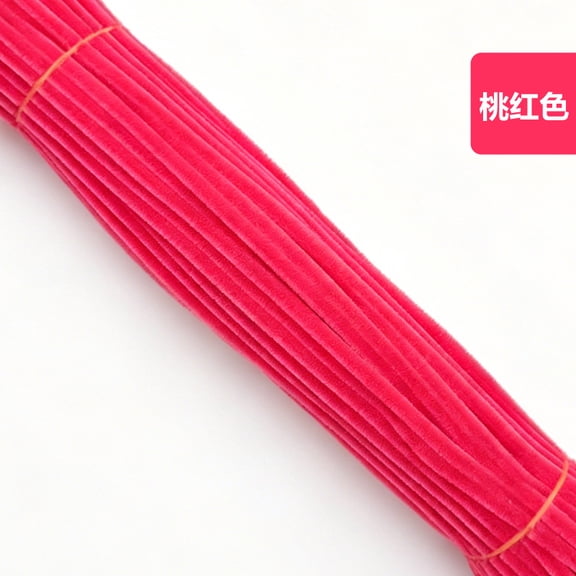 Chenweizhi light red Pipe Cleaners, 11.81 Inch Flexible Twisty Sticks, Handmade Bouquet Craft Materials, Creative DIY Art Decoration Supplies, 300 Pieces Multipurpose Craft Supplies