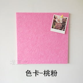Chenweizhi pink Felt Display Board 3 Pack, 11.81 x 11.81 Inch Soft Cork Style Bulletin Message Board, Decorative Wall Notice Board for Display Pictures Memos Notes for Home Office Classroom