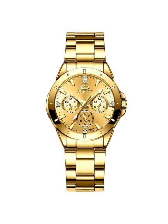 Brand Fashion Gold Women Watch Ladies Watch Quartz Watches Luxury Clock Stainless Steel Waterproof Wrist Watches Female - Quartz Wristwatches