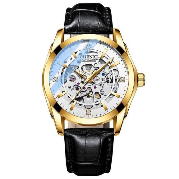 Chenxi Brand Watch Men Automatic Mechanical Tourbillon Movement Clock Business Waterproof Luminous Wrist Watch Relogio Masculino - Mechanical Wristwatches