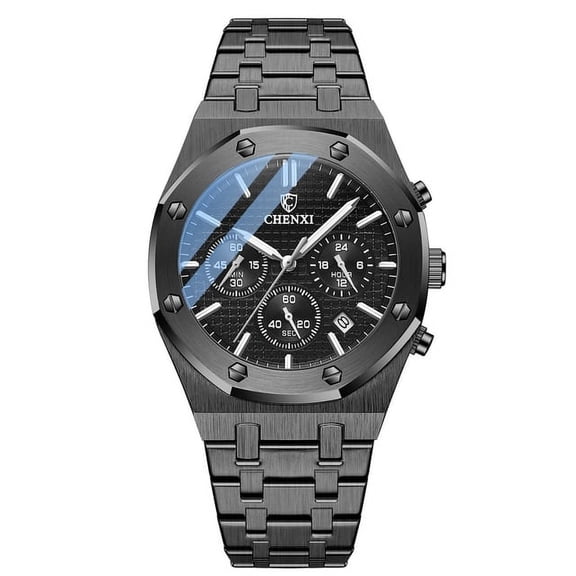 Chenxi Fashion Business Mens Watches Top Luxury Brand Quartz Watch Men Stainless Steel Waterproof Wristwatch Relogio Masculino - Quartz Wristwatches