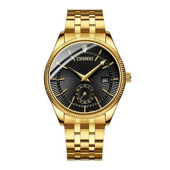 Chenxi Hot Fashion Creative Watches Women Men Quartz Watch Golden Lovers' Wristwatches Luxury Clock Brand Watches Relojes Hombre - Quartz Wristwatches