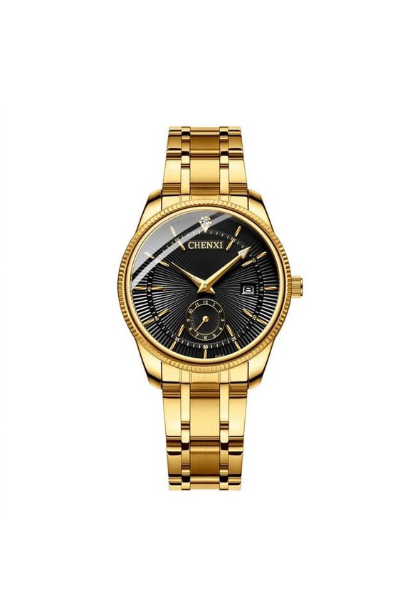 Hot Fashion Creative Watches Women Men Quartz Watch Golden Lovers' Wristwatches Luxury Clock Brand Watches Relojes Hombre - Quartz Wristwatches