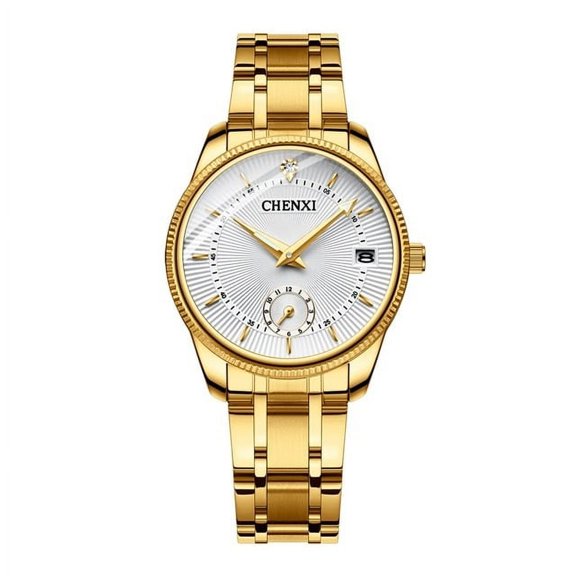 Chenxi Hot Fashion Creative Watches Women Men Quartz Watch Golden Lovers' Wristwatches Luxury Clock Brand Watches Relojes Hombre - Quartz Wristwatches