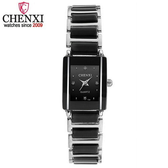 Chenxi Luxury Brand Lover's Watches Men Or Women Quartz Watch Man Anti-ceramic Strap Waterproof Lady Wristwatch Male Clock Gift - Couple Watches
