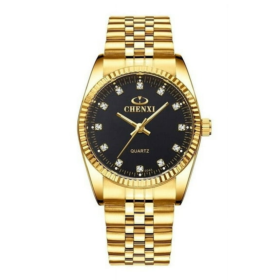Chenxi Men Gold Watch Male Stainless Steel Quartz Golden Men's Wristwatches For Man Top Brand Luxury Quartz-watches Gift Clock - Quartz Wristwatches