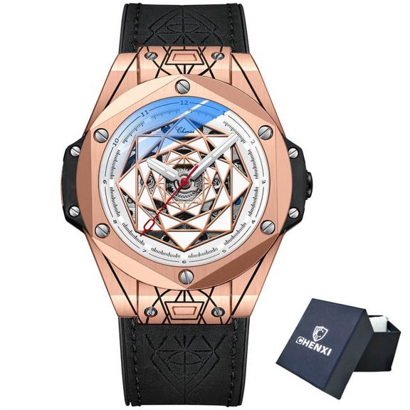 Chenxi Men Mechanical Watch Top Luxury Brand Business Quartz Automatic Waterproof Luminous Wristwatch Men Relogio Masculino - Mechanical Wristwatches