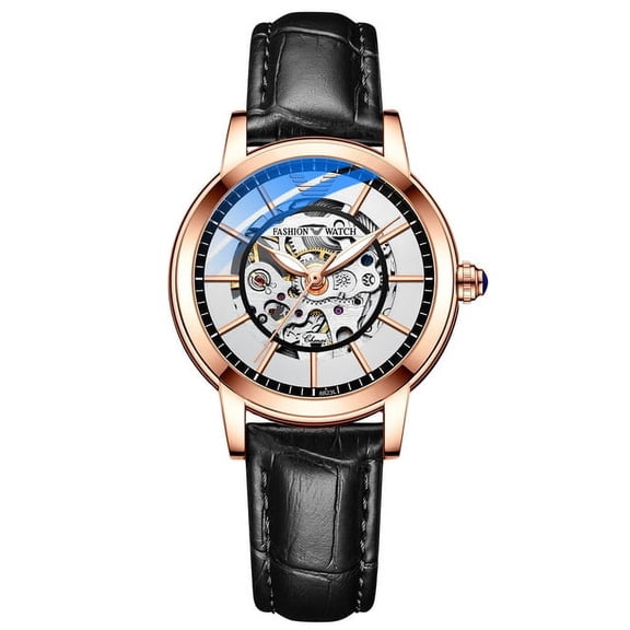 Chenxi New Luxury Women Mechanical Watches Top Brand Waterproof Automatic Watch Rose Gold Ladies Skeleton Wrist Watches - Mechanical Wristwatches