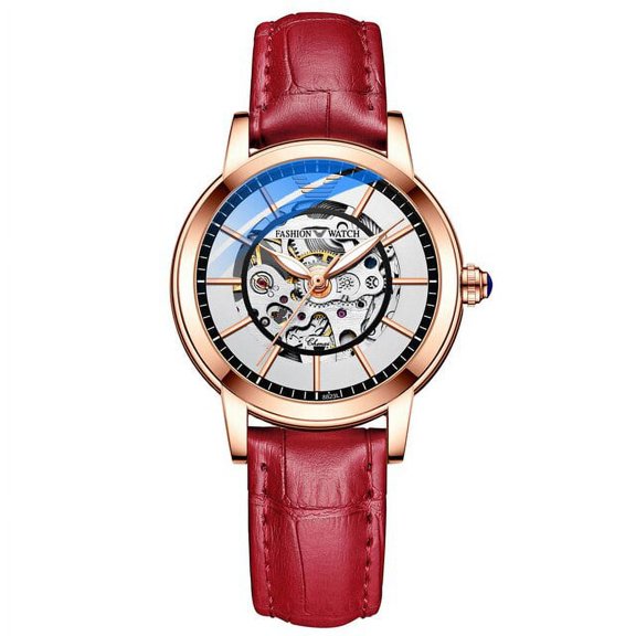Chenxi New Luxury Women Mechanical Watches Top Brand Waterproof Automatic Watch Rose Gold Ladies Skeleton Wrist Watches - Mechanical Wristwatches