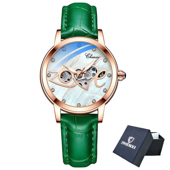 Chenxi Women Watches Mechanical Watch Stainless Steel Waterproof Automatic Clock Bracelet Ladies Luxury Brand Relogio Feminino - Mechanical Wristwatches