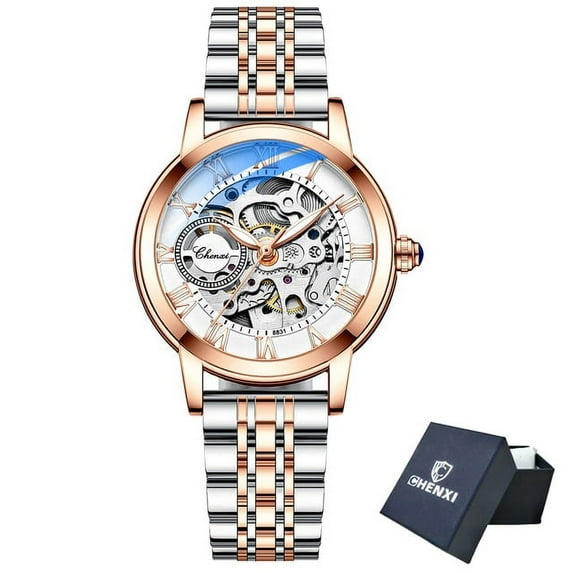 Chenxi Women Watches Mechanical Watch Stainless Steel Waterproof Automatic Clock Bracelet Ladies Luxury Brand Relogio Feminino - Mechanical Wristwatches