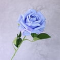 thumbnail image 1 of ChenyGod 1Pc Roses Artificial Flowers, Realistic Long Stem Fake Silk Roses for DIY Wedding Bouquet Centerpieces Floral Arrangements Party Anniversary Valentines Day Decorations, 21.7", Blue, 1 of 9
