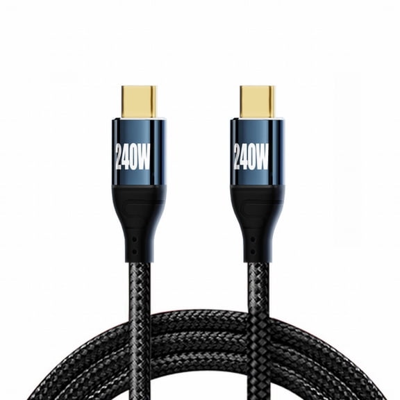 Chenyang 0.5M USB-C 240W Type-C Cable 480Mbps 48V 5A Compatible with USB2.0 100W Charging for Laptop Tablet Phone