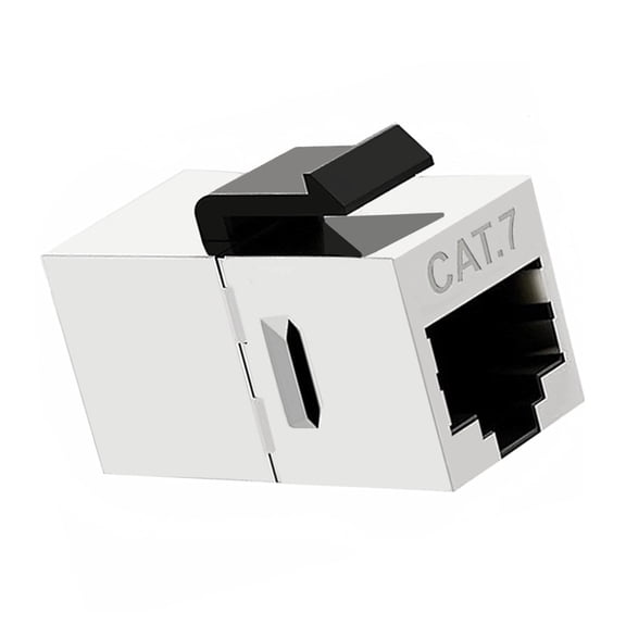 Chenyang 10-Gigabit UTP CAT7 Keystone Coupler RJ45 Female to Female Shield 8P8C UTP STP Keystone Inline Coupler