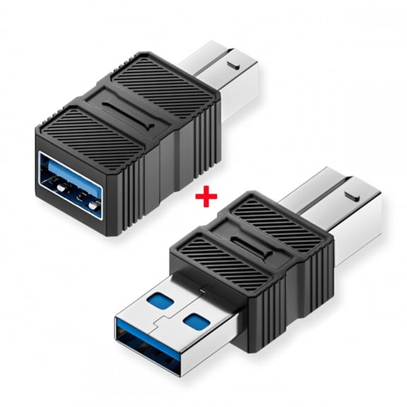 Chenyang 2pcs/lot USB 3.0 Type-B Male to USB3.0 Type-A Male Female Adapter Extension 5Gbps for Disk SSD Camera Data