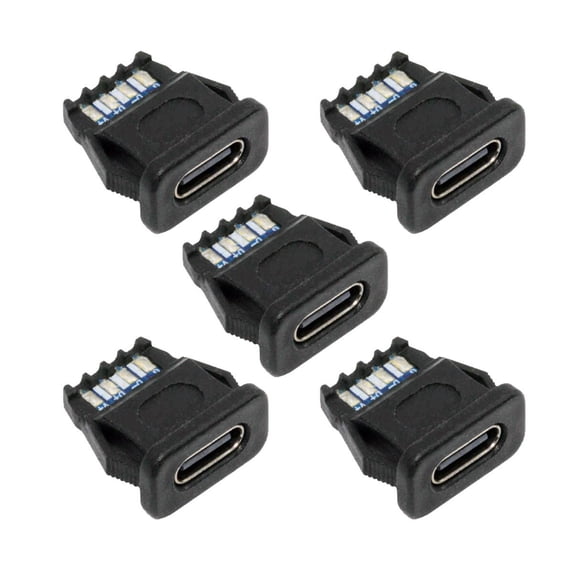 Rectangular Dc Socket Chenyang 5pcs/set DIY OEM Type C Female Socket Connector to 6Pin PCBA ...