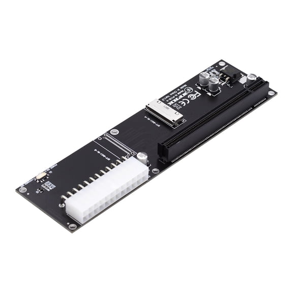 Chenyang 8x Oculink SFF-8612 8611 to PCIE PCI-Express 16x Adapter with ATX 24pin Power Port for Mainboard Graphics Card