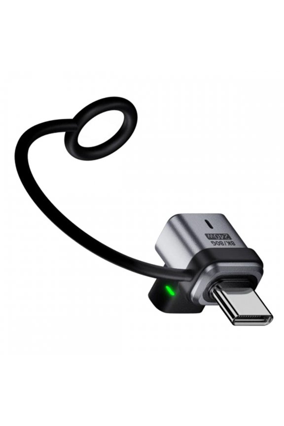 90 Degree USB5.0 80Gbps Male to Female Low Profile Down Up Angled Extension Adapter with Lanyard Keychain 240W 16K 8K 5K Compatible with USB4.0 Thunderbolt3/4/5