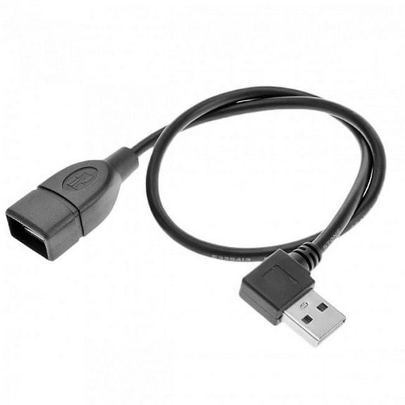 Chenyang CY 480M USB 2.0 Left Angled 90 Degree A type Male to Female Extension Cable 40cm Cable