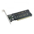 thumbnail image 1 of Chenyang CY 4X NVME M.2 AHCI to PCIE Express 3.0 Gen3 X16 Raid Card VROC Raid0 Hyper Adapter Card, 1 of 7
