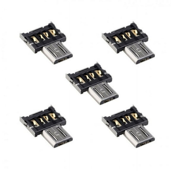 Chenyang CY 5pcs Ultra Mini DM Micro USB 5pin OTG Adapter Connector for Phone Tablet USB Cable Flash Disk Adapter