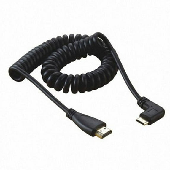 Chenyang CY 90 Degree left angled Type Mini HDMI Male to HDMI Male stretch Cable 1.2m Cable