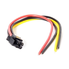Chenyang CY ATX Molex Micro Fit Pitch 3.0mm 4Pin Male to Open Wire Power Adapter Cable 15cm 20AWG UL1007 Cable