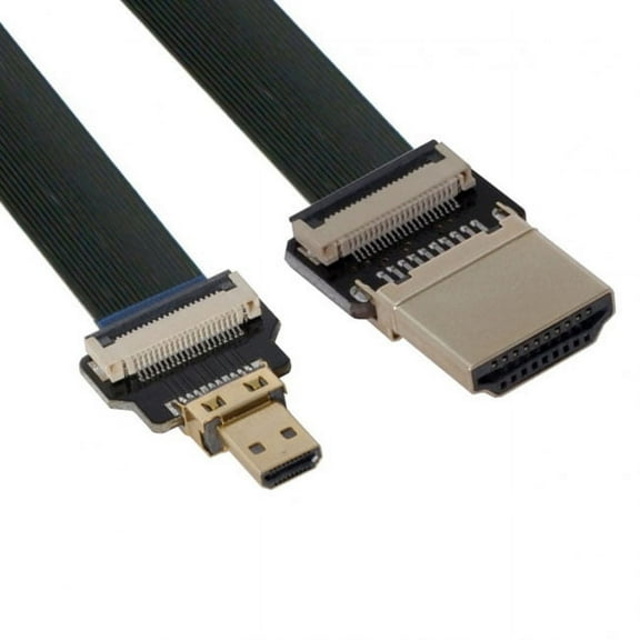 Chenyang CY CYFPV HDMI Male to Micro HDMI Male Extension FPC Flat Cable 1080P for FPV HDTV Multicopter Aerial Photography