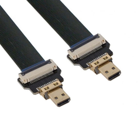 Chenyang CY CYFPV Micro HDMI Male to Micro HDMI Male Extension FPC Flat Cable 1080P for FPV HDTV Multicopter Aerial Photography