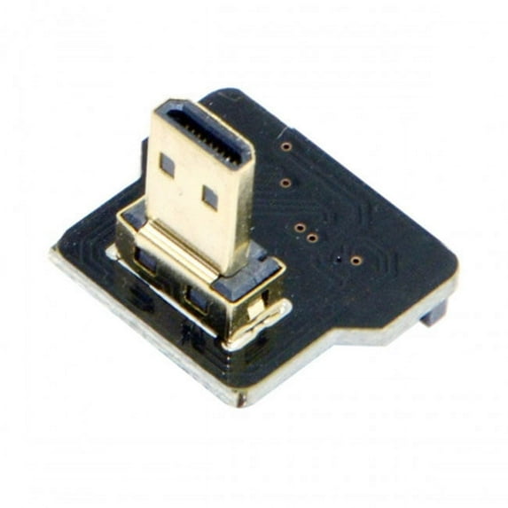 Chenyang CY CYFPV Micro HDMI Type D Male Down Angled 90 Degree for FPV HDTV Multicopter Aerial Photography Adapter