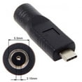 thumbnail image 1 of Chenyang CY DC Jack 5.5*2.1mm Input to USB-C Type-C Power Plug Charge Adapter for Laptop Phone Adapter, 1 of 5
