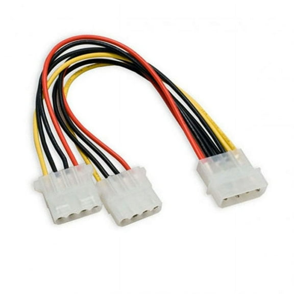 Chenyang CY IDE 4 Pin to Dual IDE Y Splitter 10cm Hard Disk Power Supply Extension Cable Cable