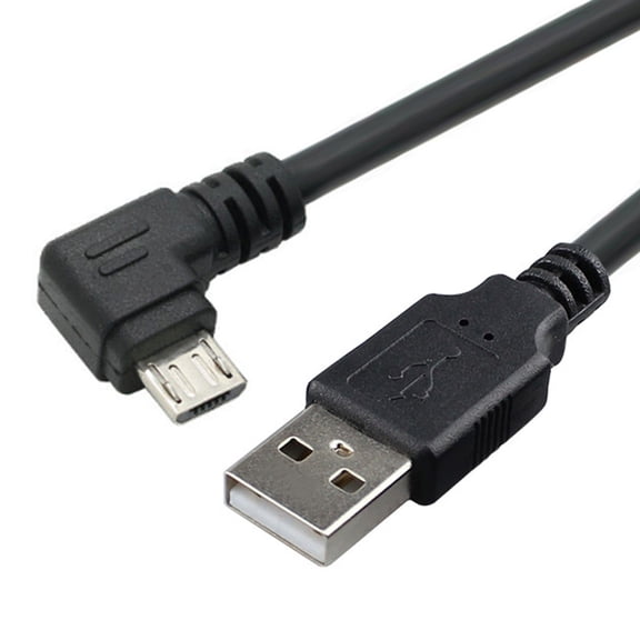 Chenyang CY Left angled 90 Degree Micro USB Male - USB Data Charge Cable for i9100 9220 9250 Cable