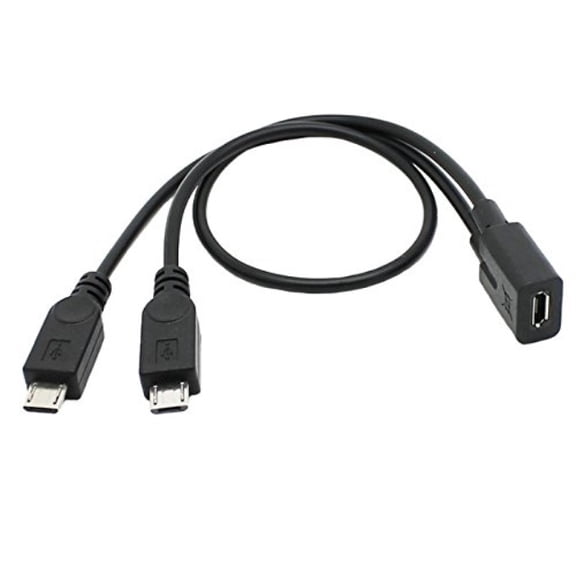 cy micro usb female to 2 micro usb male splitter extension charge cable for galaxy s5 i9600 s4 i9500 note2 n7100 s3 i9300 s2 9100