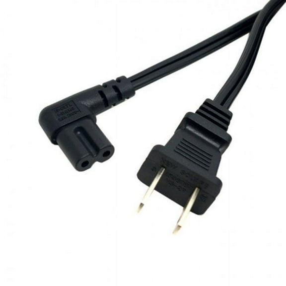 Chenyang CY USA 2pin Male to 90 Degree Right Angled IEC 320 C7 Power Supply Cord Cable 100cm Cable