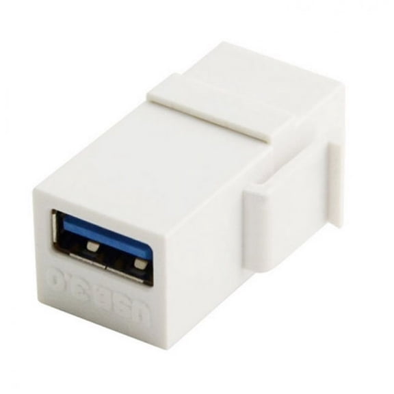 Chenyang CY USB 3.0 A Female to A Female Extension Keystone Jack Coupler Adapter for Wall Plate Panel USB Cable Adapter