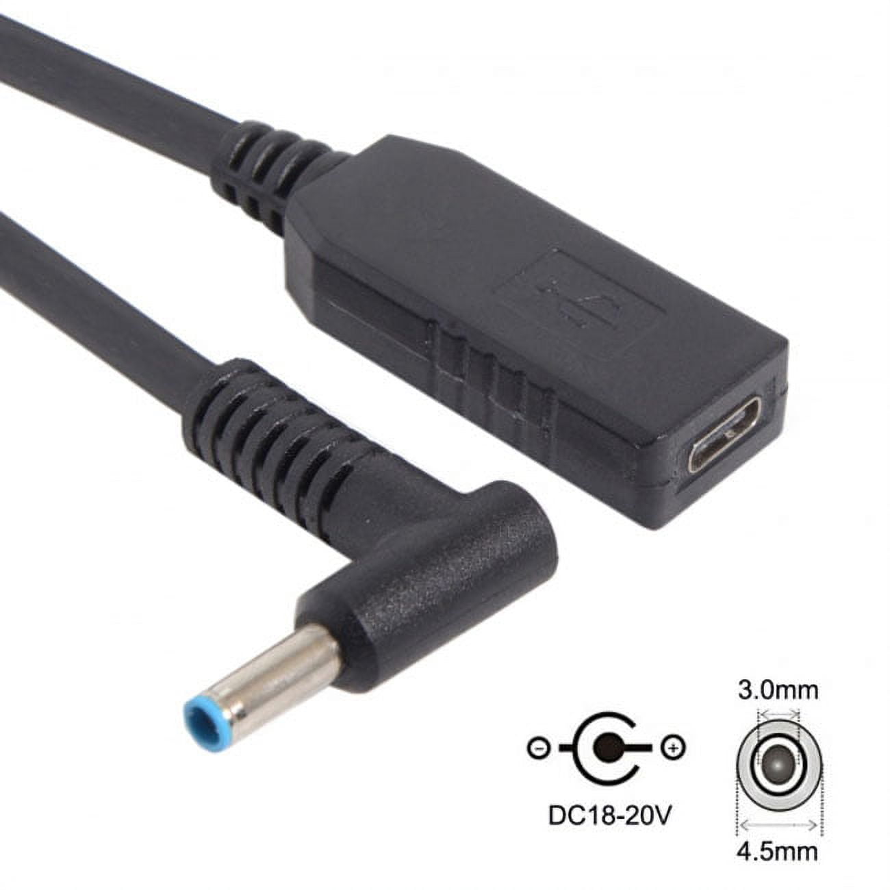 Chenyang CY USB 3.1 Type C USB-C To DC 5.5 2.5mm Adapter Emulator Trigger 90 Degree Angled