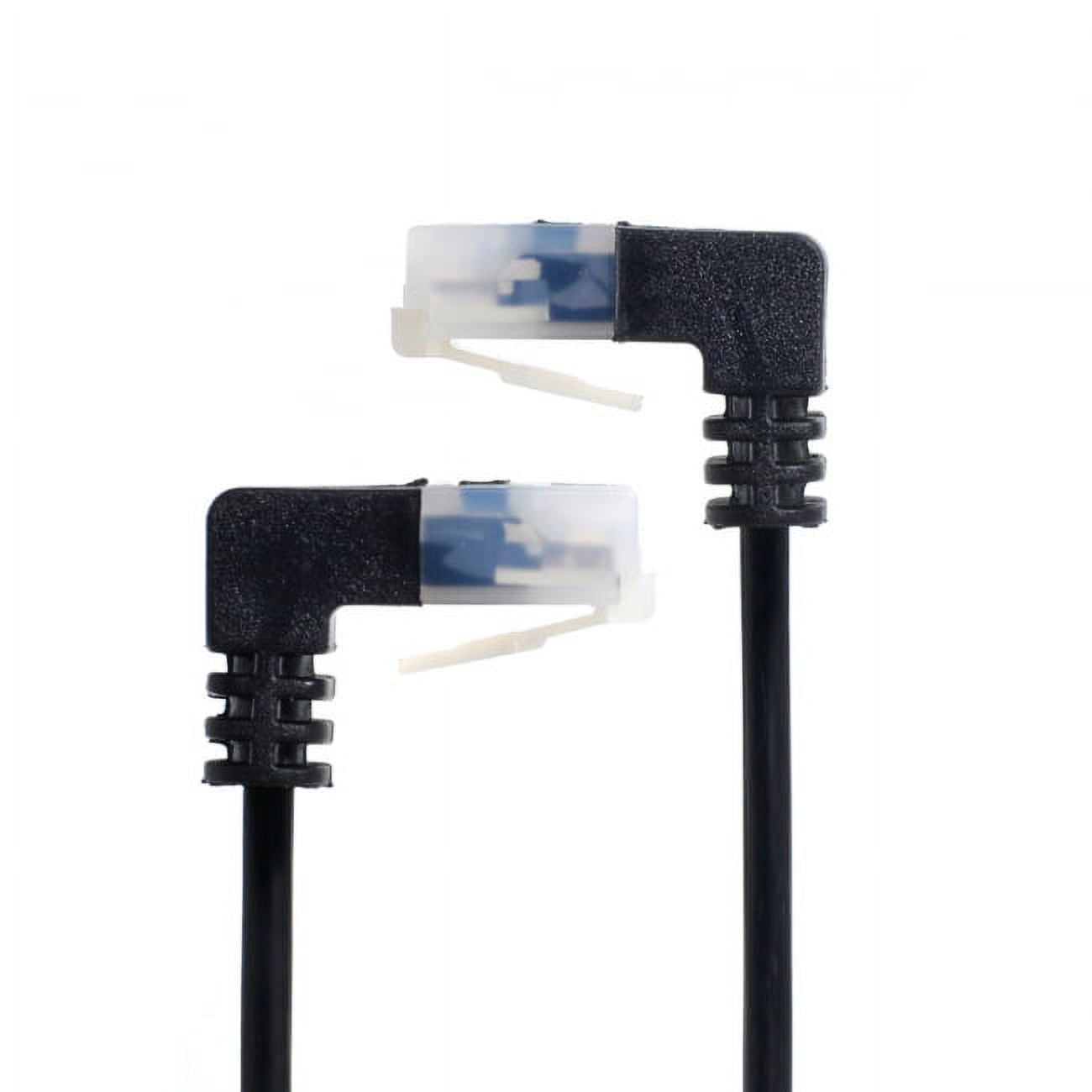 Chenyang Cat6 Ethernet Cable - 25cm Down Angled RJ45 Ultra Slim Network Cable For Laptop Router
