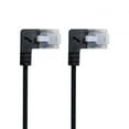 thumbnail image 1 of Chenyang CY Ultra Slim Cat6 Ethernet Cable RJ45 Left Angled 25cm UTP Network Cable Patch Cord 90 Degree Cat6a Lan for Laptop Router TV BOX Cable, 1 of 7