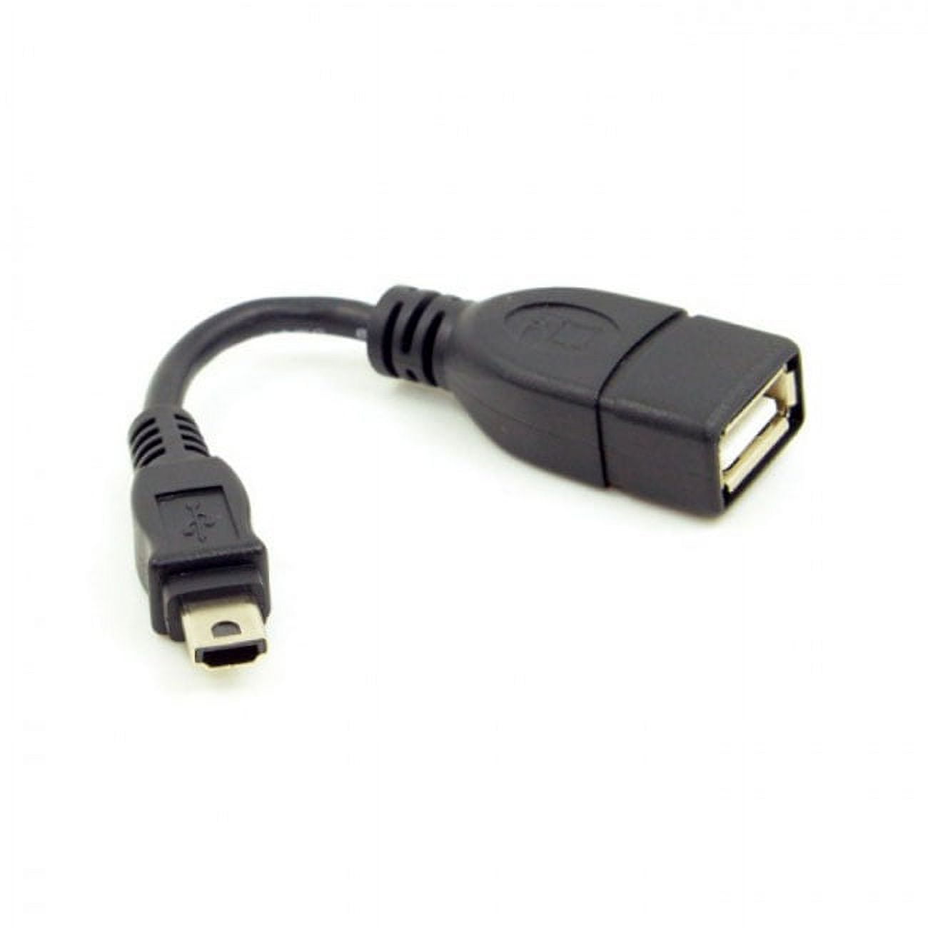 Cavo USB 2.0 OTG CY VMC-UAM1 | Mini A Maschio A USB Femmina, Adattatore Host Per Dispositivi, Nuovo