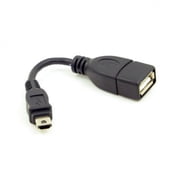 Chenyang CY VMC-UAM1 USB 2.0 OTG Cable Mini A Type Male to USB Female Host for Handycam PDA Phone Cable