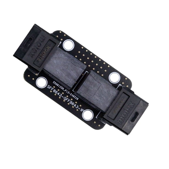 Chenyang PCI-Express 4.0 Mini SAS HD SFF-8643 Female to SFF-8643 Female PCBA Coupler Adapter Extender