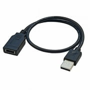 Chenyang Single USB 3.1 Front Panel Socket Key-A Type-E to USB 2.0 Type-A Male Extension Cable