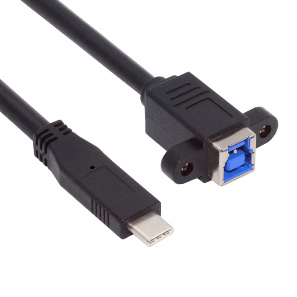 Chenyang Cavo USB 3.0 Prolunga | Da USB A Maschio A Micro-B | 0,3 Metri | Nylon Intrecciato Blu | Velocità 5 Gbps
