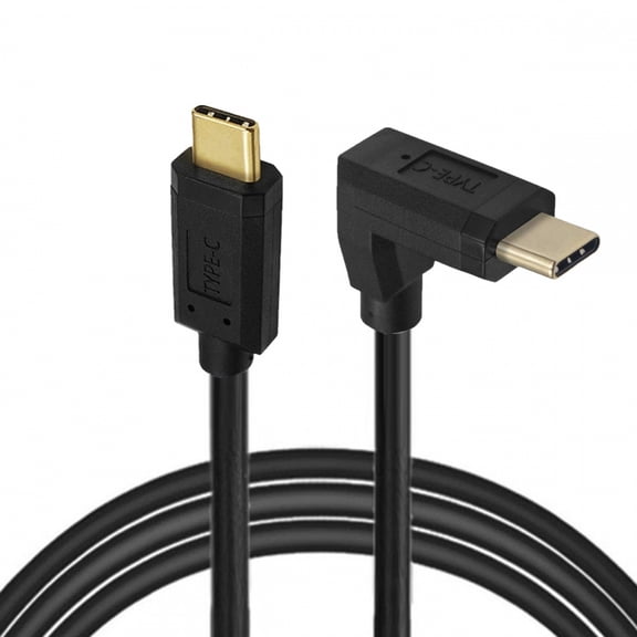Chenyang USB3.1 Type-C Male to USB-C Vertical 90 Degree Up Down Angled 10Gbps 4K Data Cable 65W