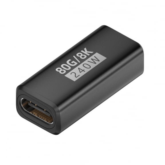 Chenyang USB5.0 80Gbps Female to Female Extension Adapter with 240W 16K 8K 5K Compatible with USB4.0 Thunderbolt3/4/5