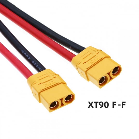 Chenyang XT90 Female to Female 10AWG Extension Cable Connector for RC Battery Portable Power Station Solar Panel