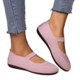 thumbnail image 1 of Chenyee Ballet Flats Shoes for Women Comfortable Wide Width Knit Dress Shoes Casual Slip On Loafers, 1 of 7